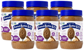 Peanut Butter & Co. Cinnamon Swirl jar shows creamy texture and cinnamon aroma.