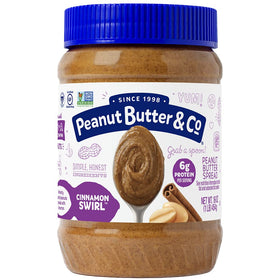 Oats with Peanut Butter & Co. Cinnamon Swirl for a cozy, fiber-rich meal.
