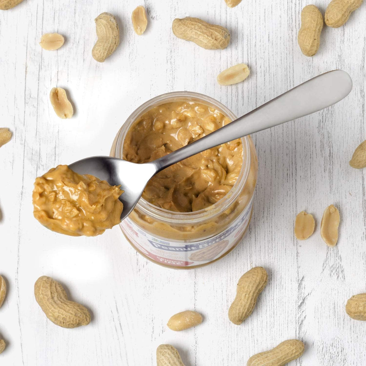Peanut Butter & Co. Crunch Time blends into smoothie for protein-friendly nutrition.