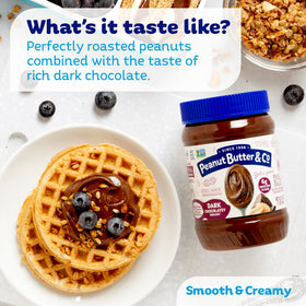 Peanut Butter & Co. Dark Chocolatey Dreams as a dip for fruit or pretzels.