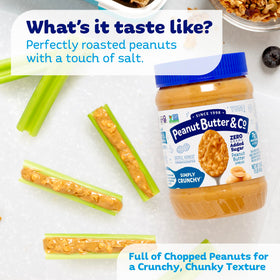 Simply Crunchy spread on toast demonstrates versatile breakfast option.