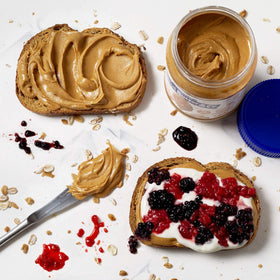Bulk six-pack promotes pantry-ready Smooth Operator for home or office.