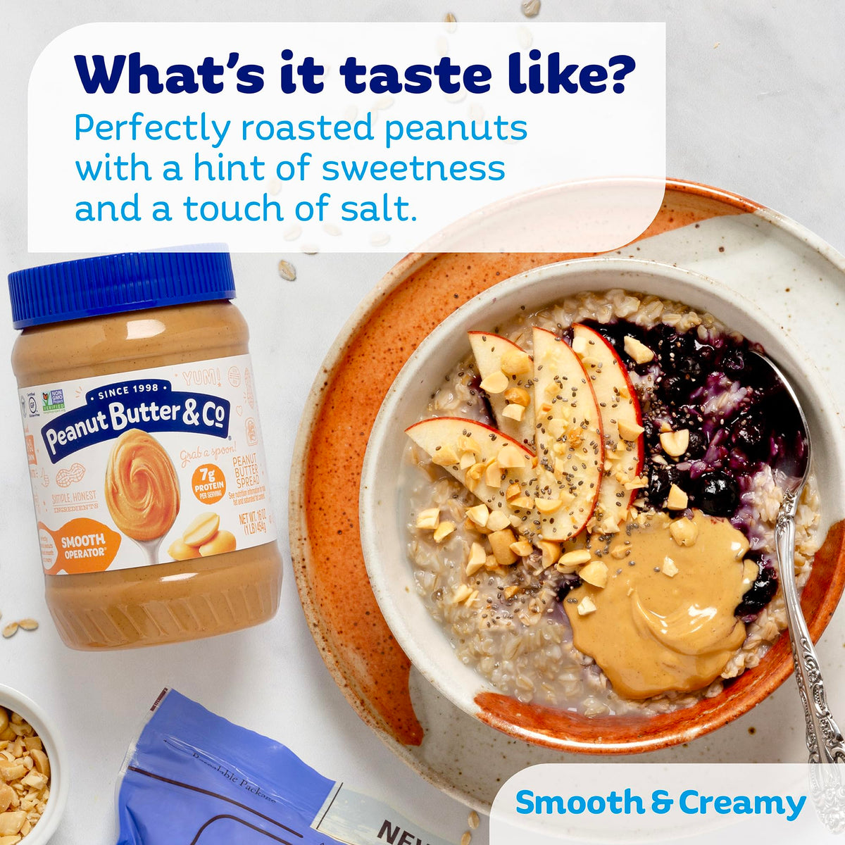 Smooth Operator on toast delivers creamy flavor for busy mornings.