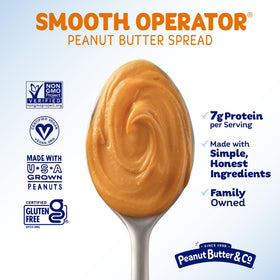 Spoonful of Smooth Operator ready for a satisfying snack.