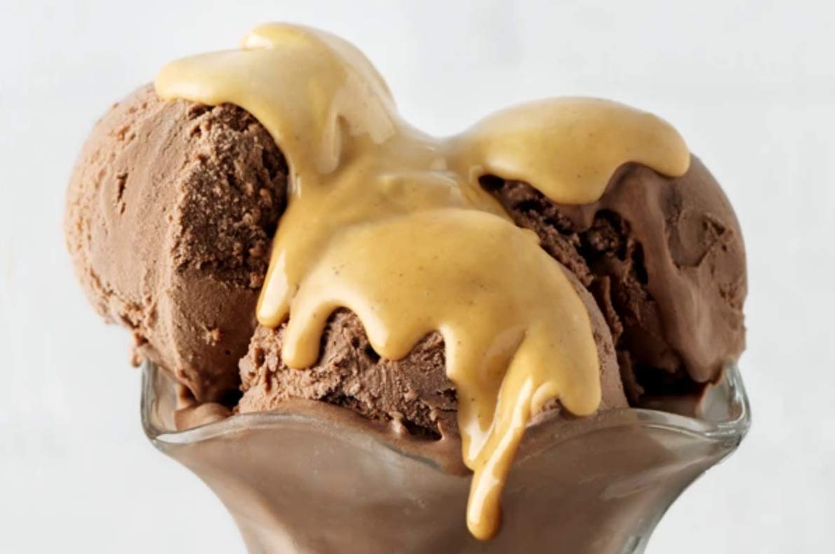 Peanut Butter & Co. sauce blends into a smoothie for extra protein.