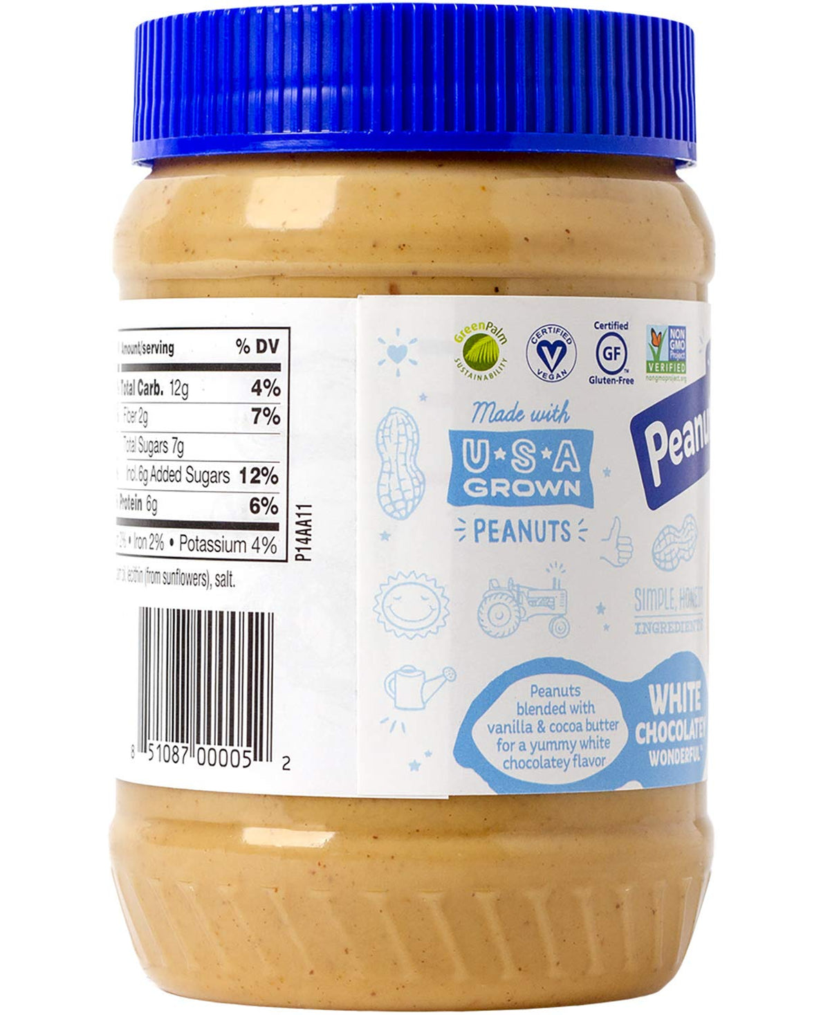 Close-up of the creamy texture highlighting smooth spreadability on toast