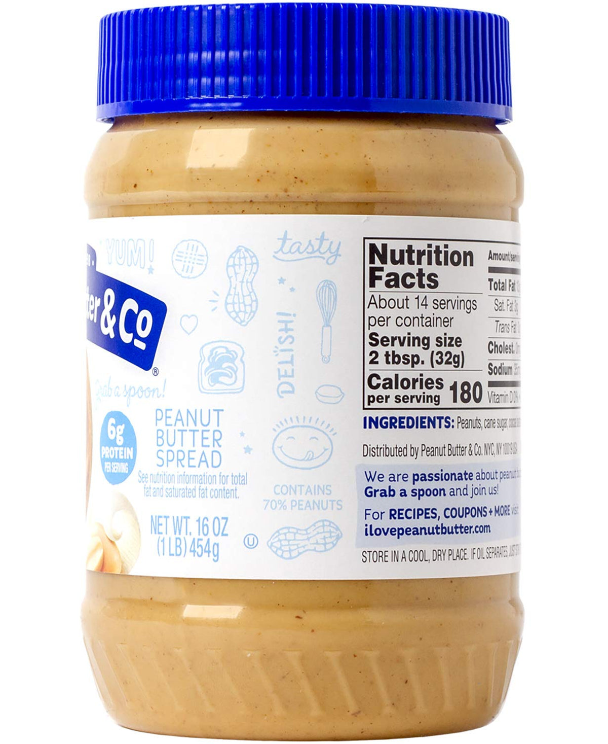 Serving dip of Peanut Butter & Co White Chocolate Wonderful for dessert-inspired snacks