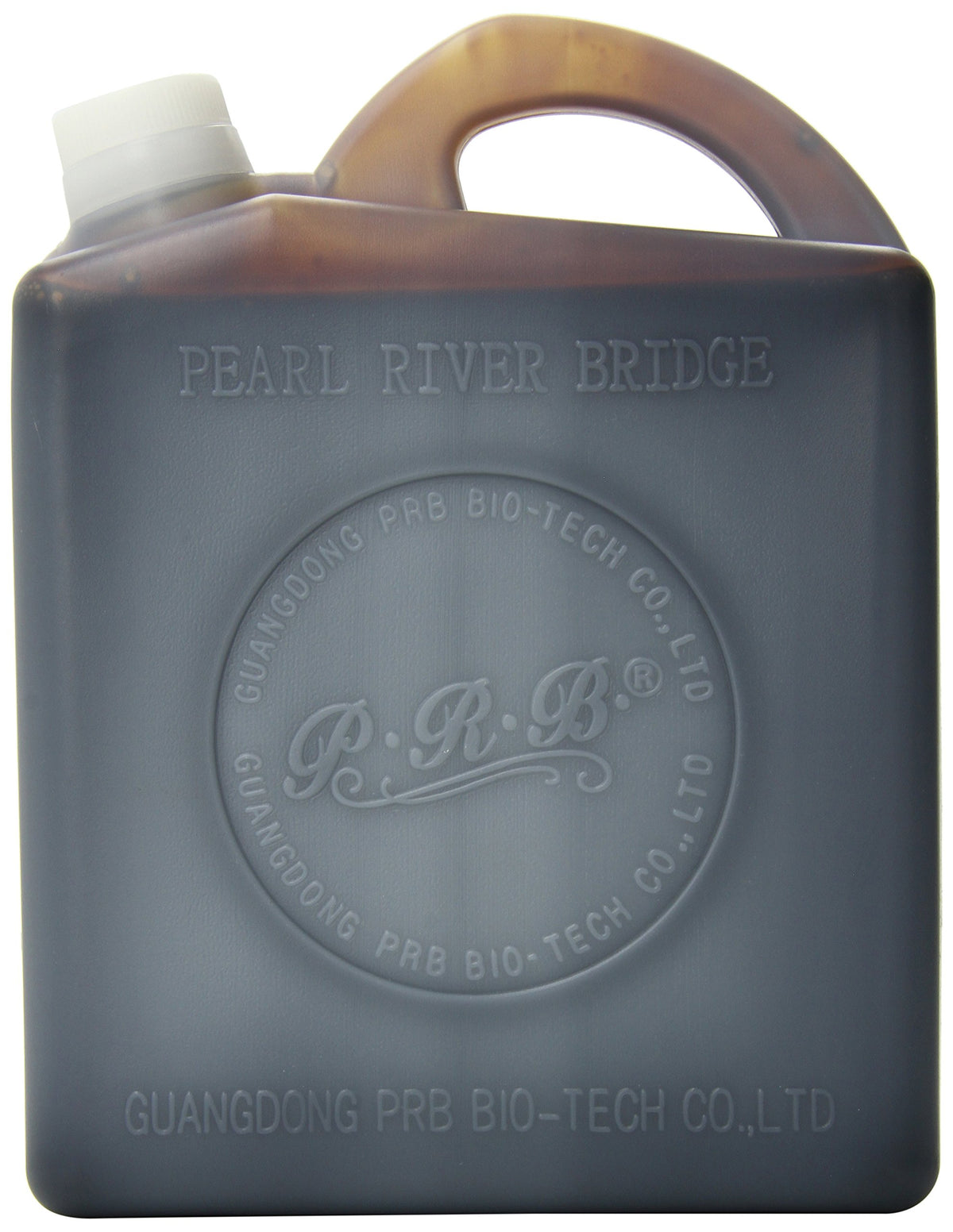 Pearl River Bridge dark soy sauce close-up label signals authentic Chinese origin and quality.