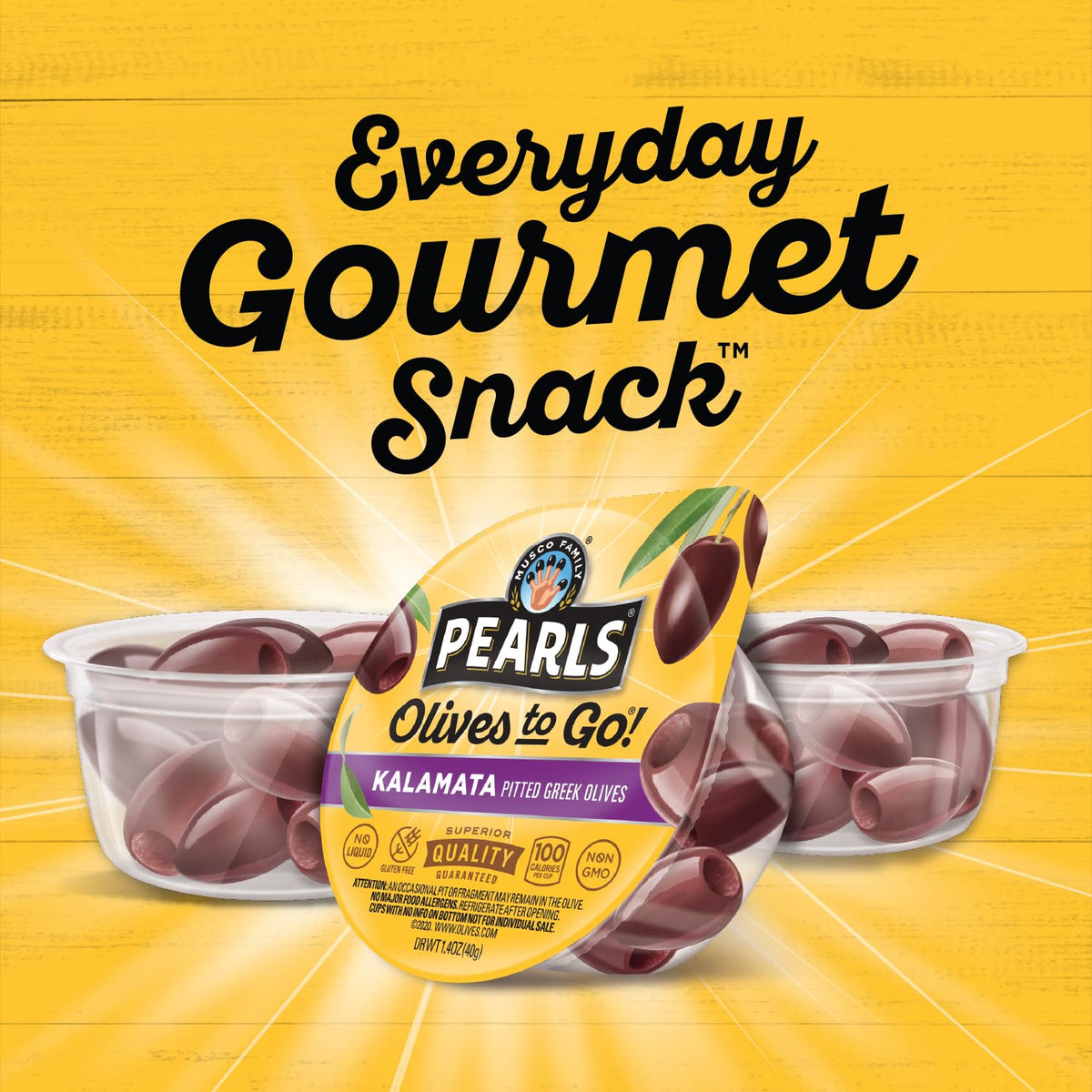 Pearls Olives To Go Kalamata kids lunch scenario with olives