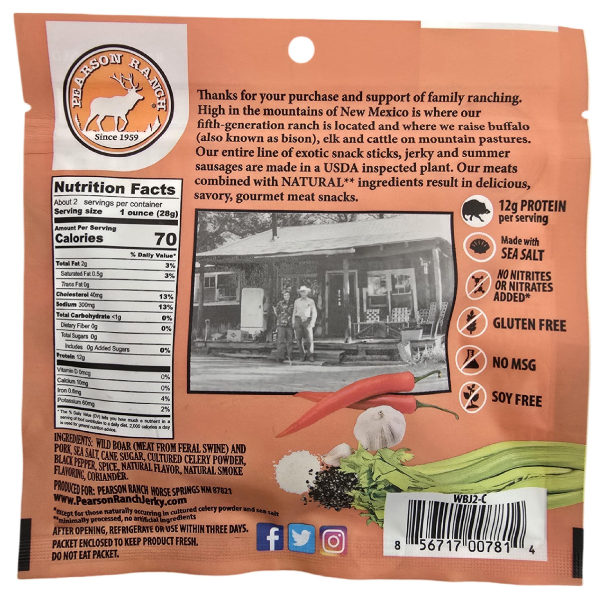 Pearson Ranch variety pack packaging conveys four-meat selection.
