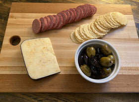 Pearson Ranch Venison Summer Sausage in a pasta dish for smoky depth.