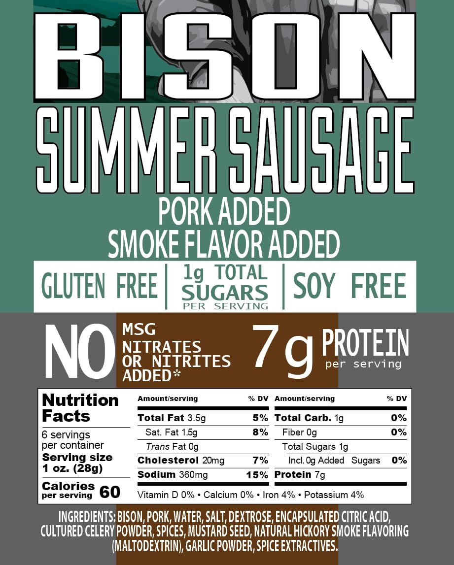Pearson Ranch bison sausage 6oz ready for grilling at a gathering