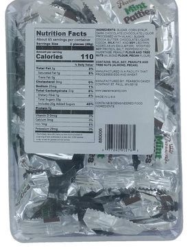Pearson's Mint Patties close-up of wrappers, highlighting individually wrapped freshness.