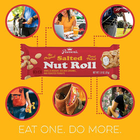 Pearson's Original Salted Nut Roll bars inside the box, ideal for sharing.
