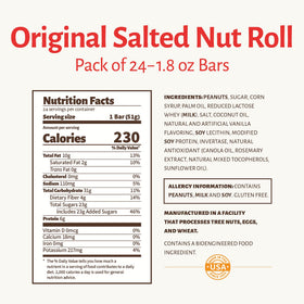 Pearson's Original Salted Nut Roll bulk 24-count box, easy to share.