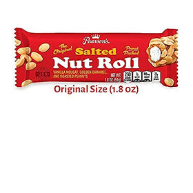 Pearson's Original Salted Nut Roll individually wrapped, great for lunches.
