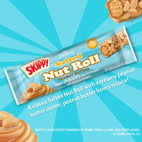 Pearson's SKIPPY Salted Nut Roll bulk box enables easy bulk snacking and sharing.