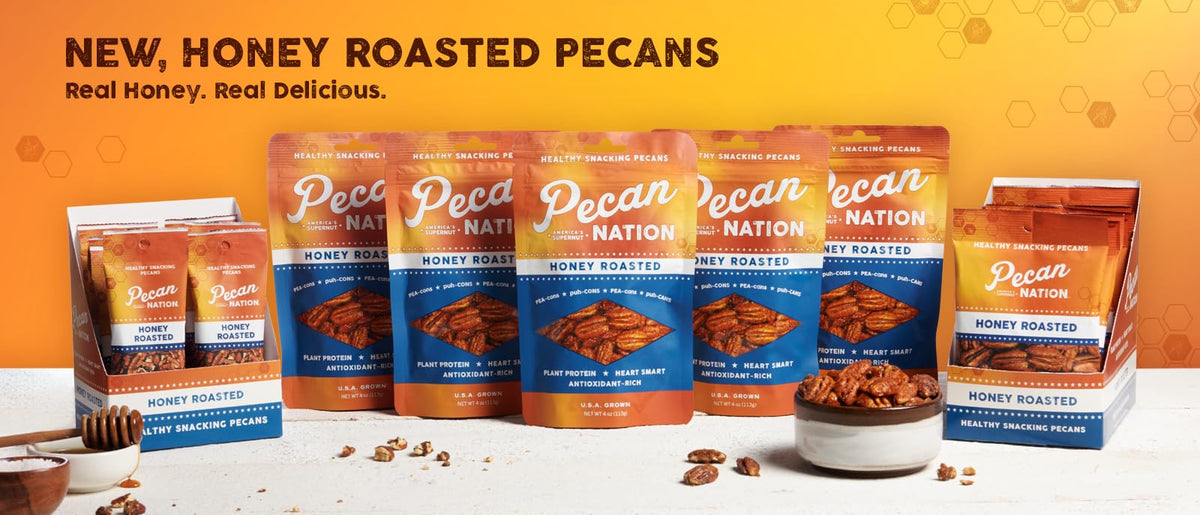 Pecan Nation antioxidant-rich pecans in a bowl for snacking.