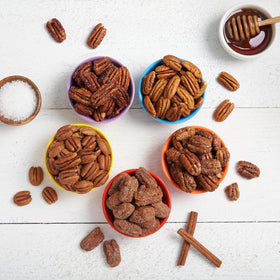 Pecan Nation non-GMO, preservative-free cinnamon pecans for everyday snacking