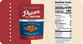 Georgia-grown pecans from Pecan Nation, ideal for salads and snacking.