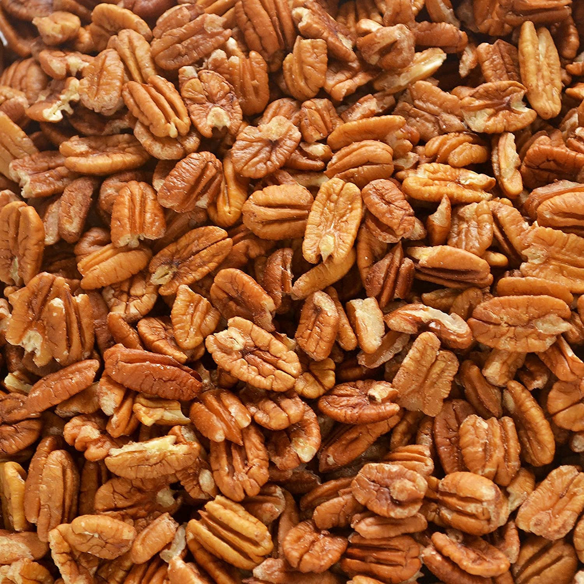 Pecan Shop raw pecans in bag offer fresh, unpasteurized flavor for quick snacking.