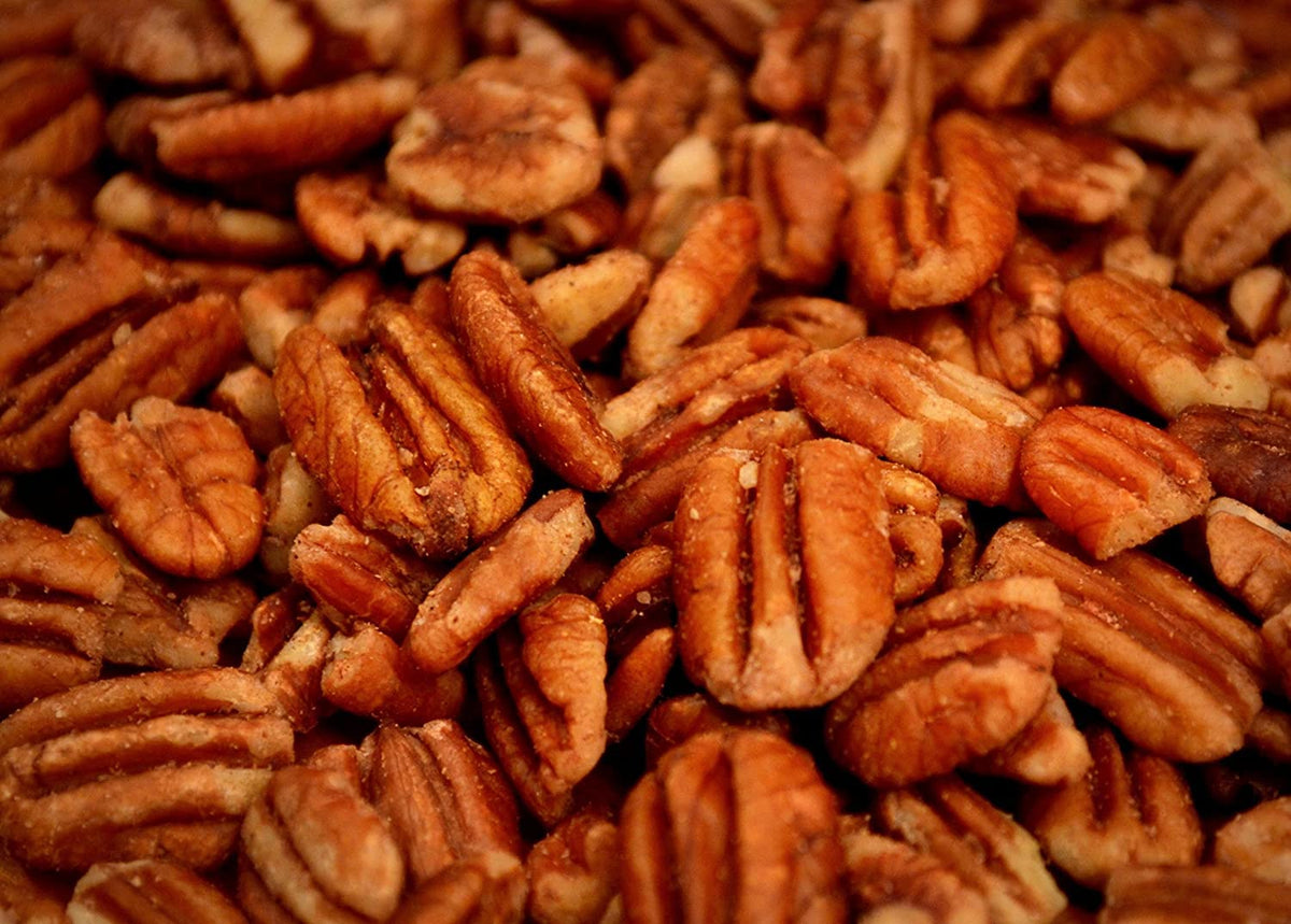 Pecan Shop unsprayed sprouted pecans 12oz bag for wholesome snacking