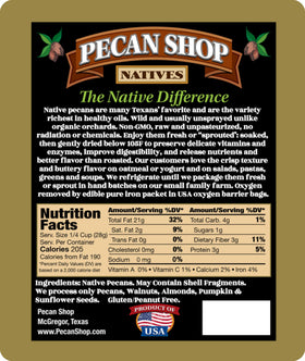 Pecan Shop vegan and paleo-friendly pecans for various diets.