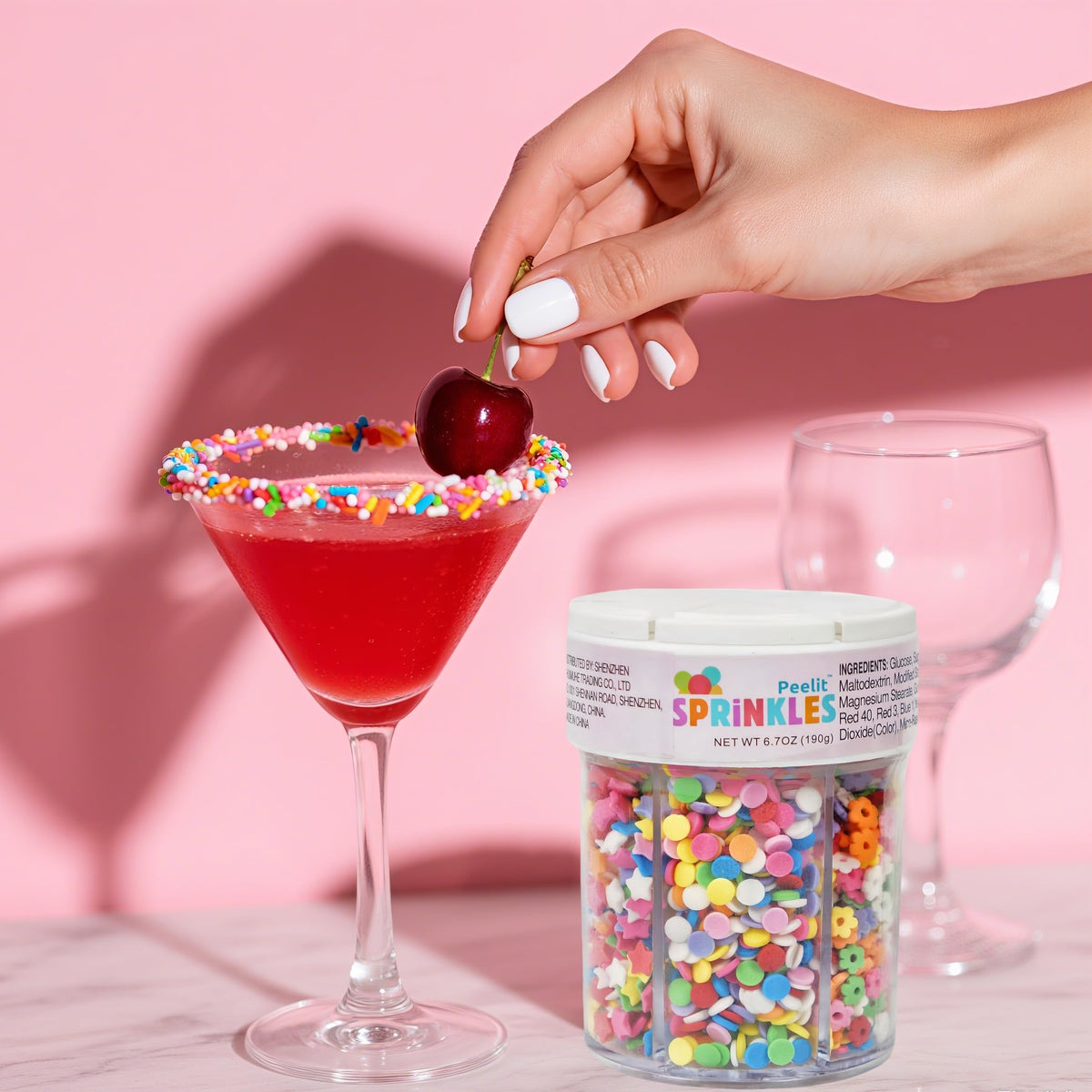 Peelit Rainbow Funfetti Pearls enhance desserts with texture