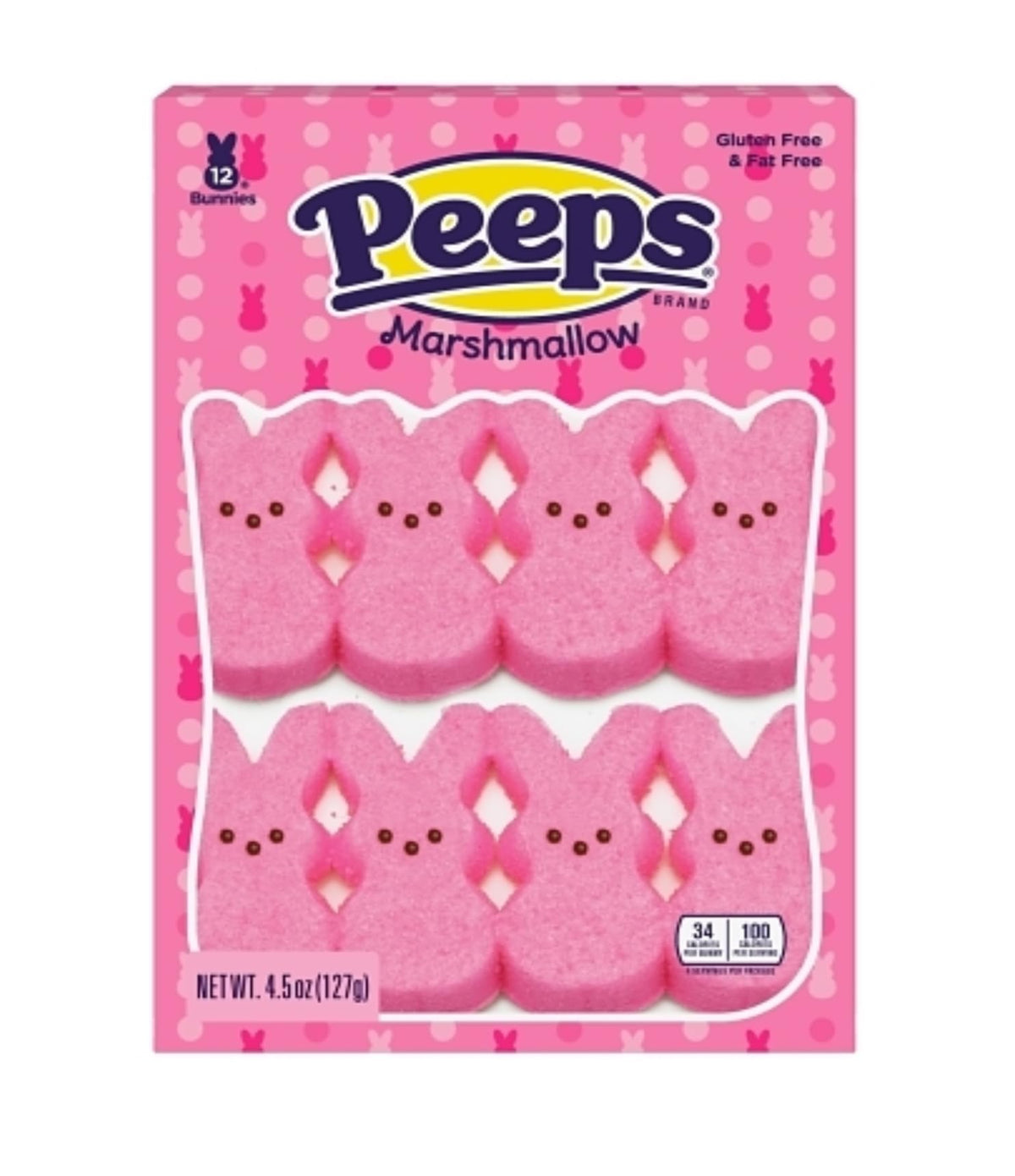 Peeps Bunnies blue close-up highlights soft texture, a festive Easter basket filler