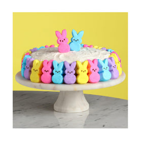 Peeps Bunnies yellow close-up conveys sunny color and family celebration potential