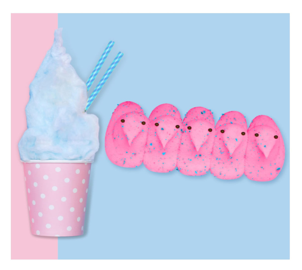 Peeps Chicks Cotton Candy flavor ready for carnival-inspired treats.