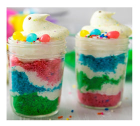 Peeps Chicks Party Cake flavor with festive speckles for celebrations.