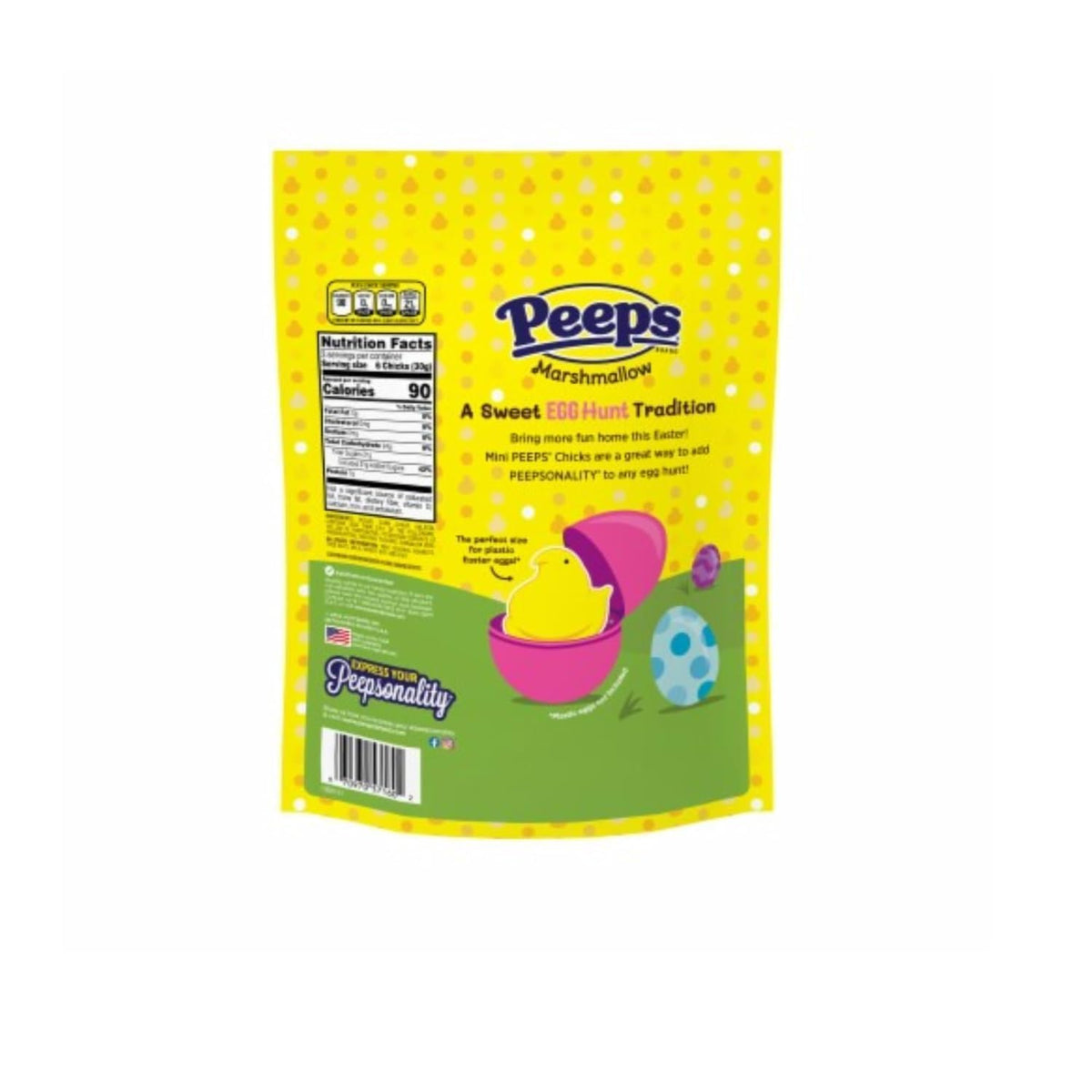 Peeps Easter table decor and treats for celebrations