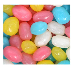 Peeps Jelly Beans arranged in a decorative candy dish