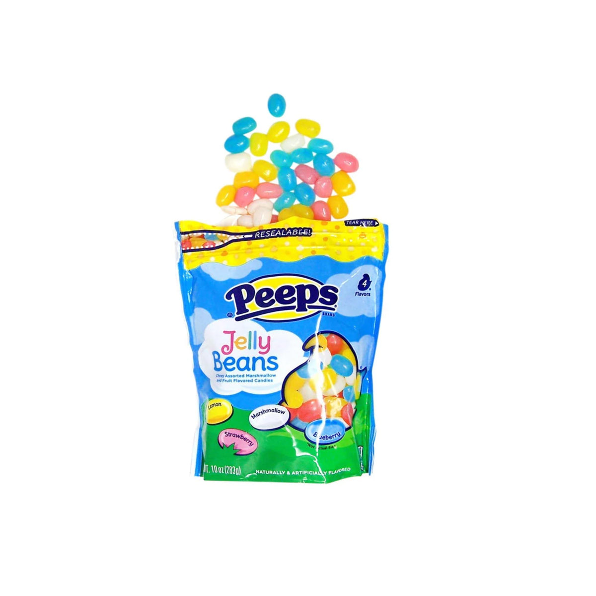 Peeps Jelly Beans in a lunchbox for a quick treat