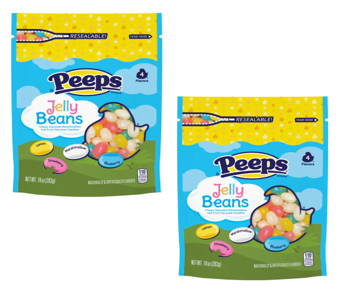 Peeps Jelly Beans in a two-bag pack ready for sharing at gatherings