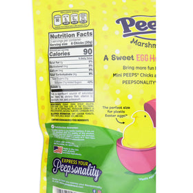 Peeps mini yellow chicks basket filler for easy Easter display.