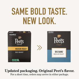 Peet's Arabica coffee 32 pods pack for everyday use.