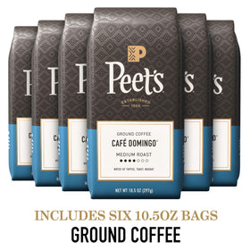 Peet's Café Domingo medium roast for pour-over with bright aroma.