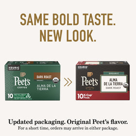 Peet's Alma de la Tierra pour cup highlights citrus and chocolate notes