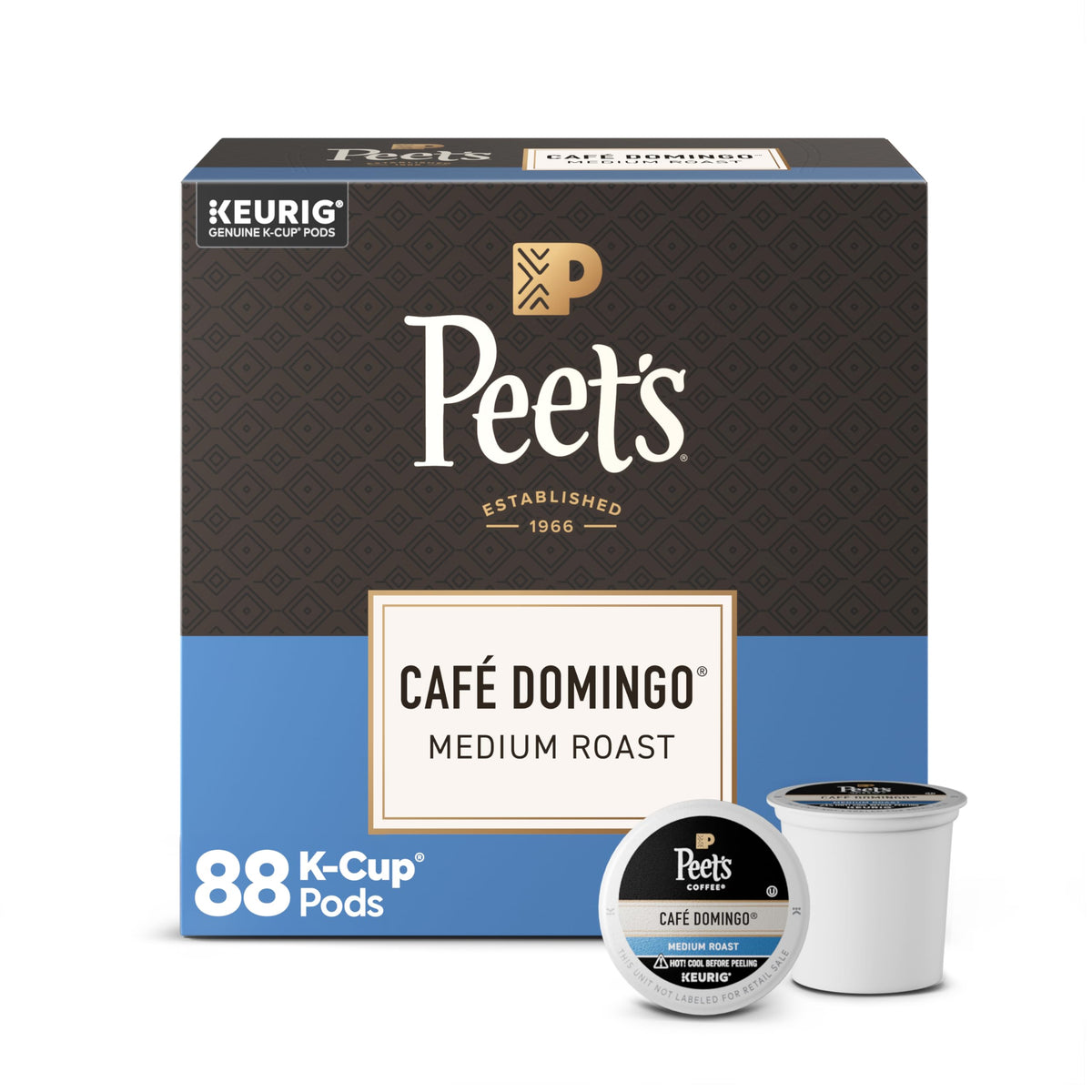 Peet's Café Domingo bundle with 88 K-Cup pods for shared mornings