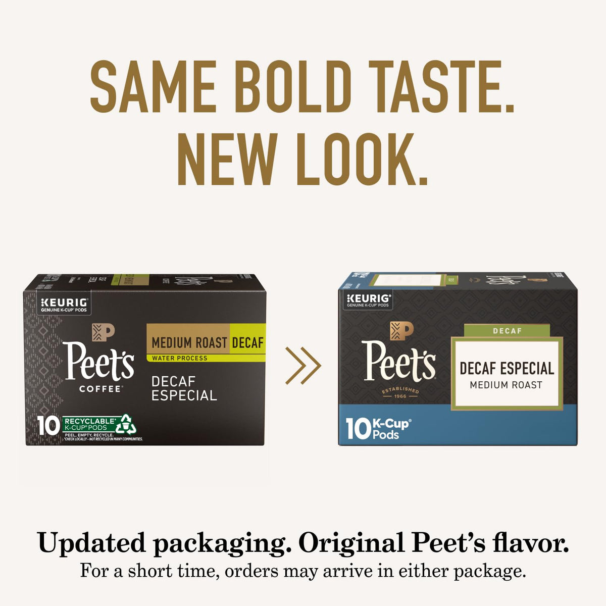 Peet's Decaf Especial with a Keurig brewer emphasizes simple, consistent cup quality.
