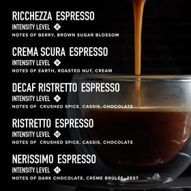 Peet's Nerissimo capsule box for deep, bittersweet flavor.