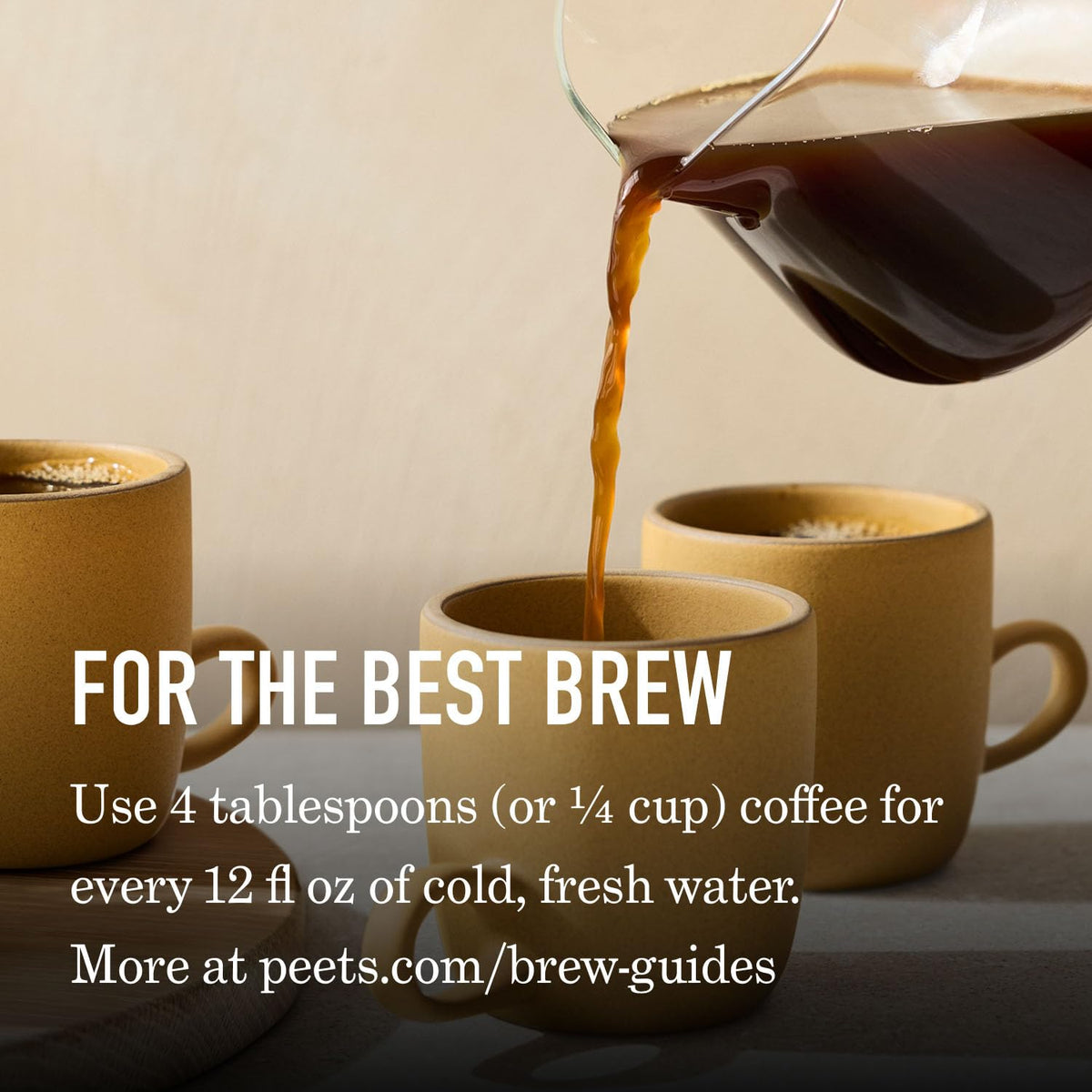 Peet's French Roast coffee beans for versatile at-home grinding.