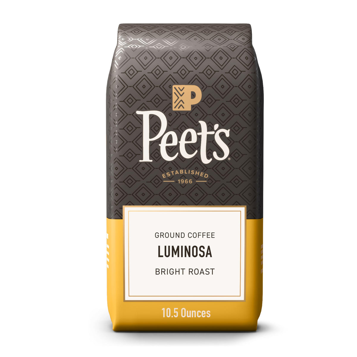 Peet's Luminosa bag-front ready for a bright morning brew.