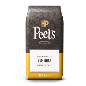 Peet's Luminosa bag-front ready for a bright morning brew.