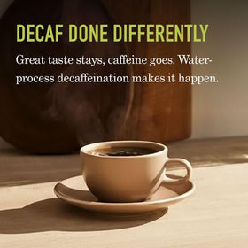 Peet's Decaf House Blend Latin American origin beans.