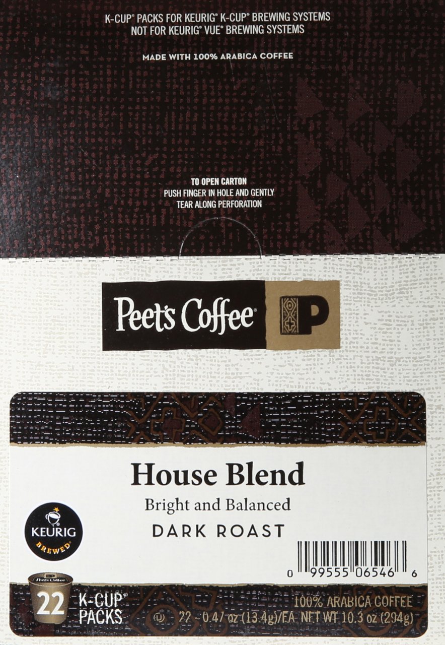 Peet’s House Blend aroma closeup, hints of spice