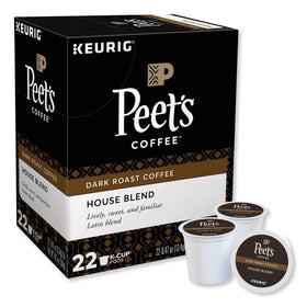 Peet’s House Blend K-Cups arranged, convenient coffee for busy mornings