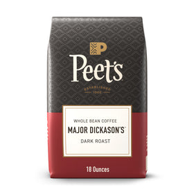 Peet's Major Dickason's Blend bag 18oz, ready for bold mornings